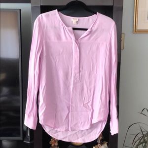 J. Crew light purple blouse